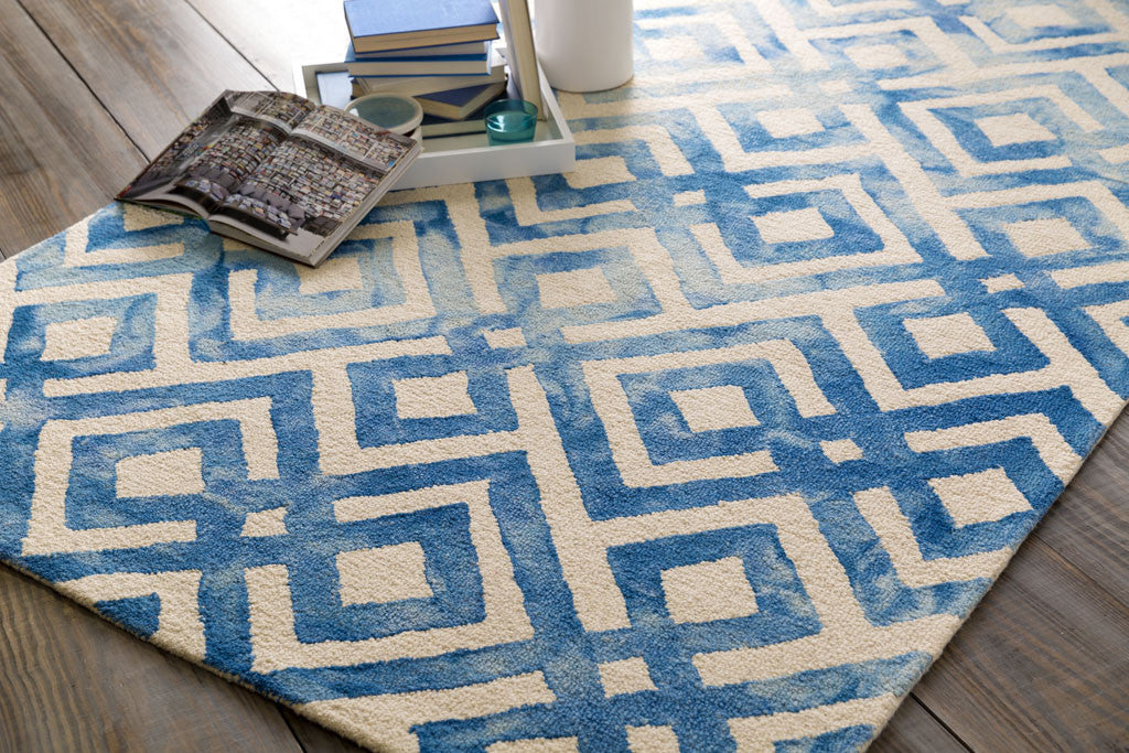 Serafina Aqua/Slate Area Rug