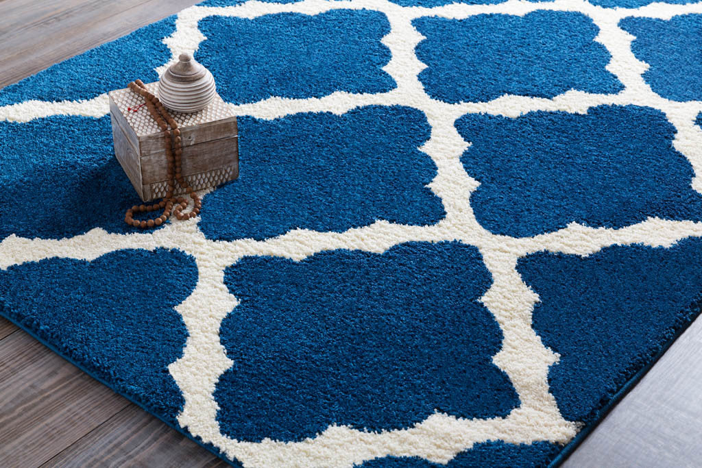 Swift Cobalt/Ivory Area Rug