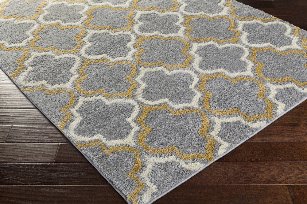 Swift Light Gray/Gold/Ivory Area Rug