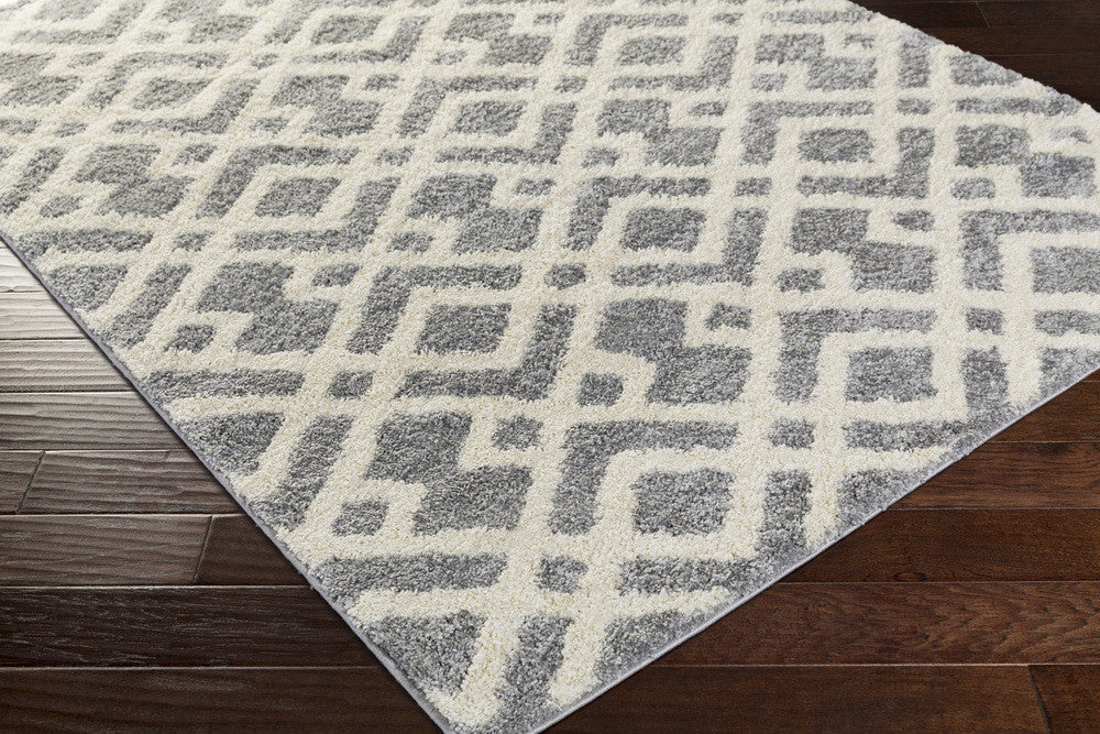 Swift Light Gray/Snow White Area Rug