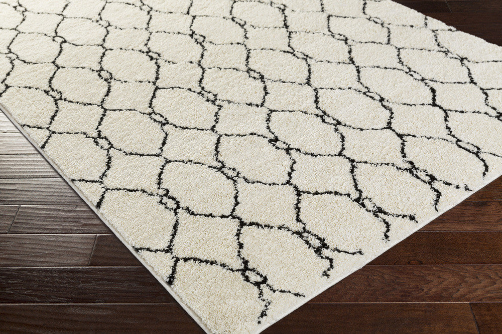 Swift Ivory/Black/Mint Area Rug