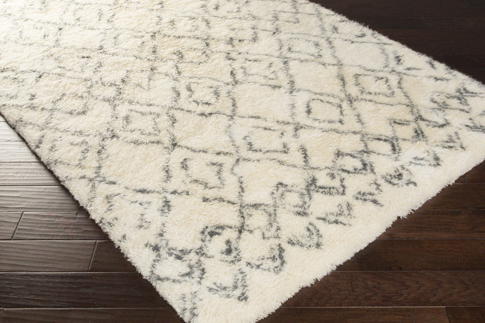 Tasman Ivory/Charcoal Area Rug