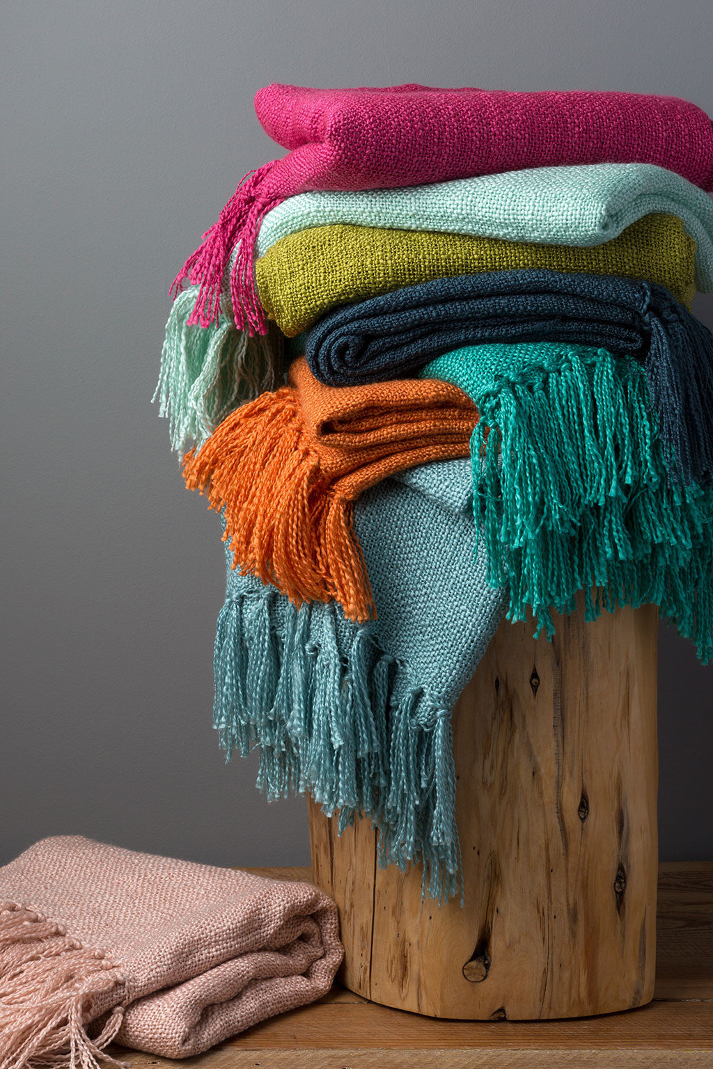 Tilda Solid Purple Throw