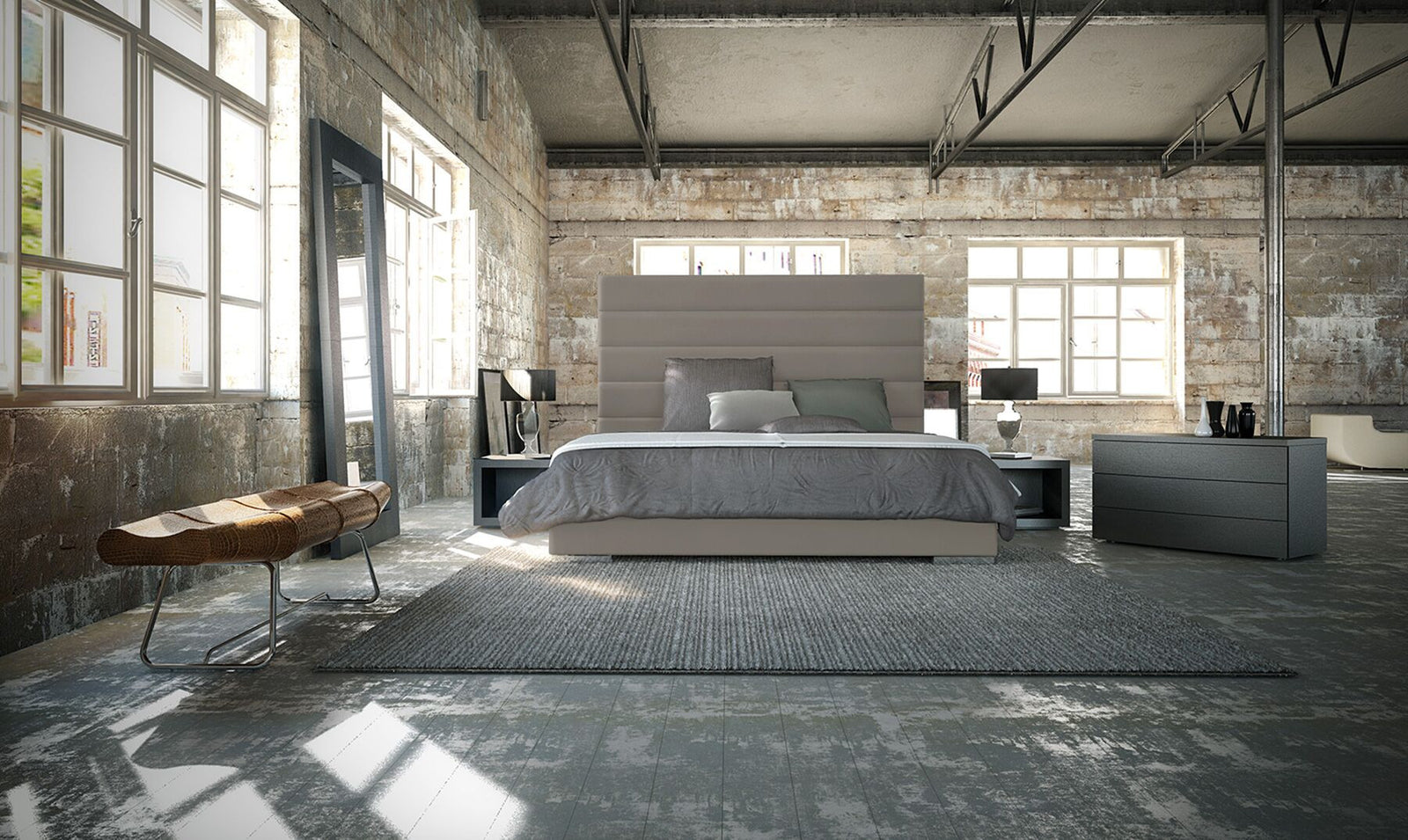 Prince Bed Castle Gray