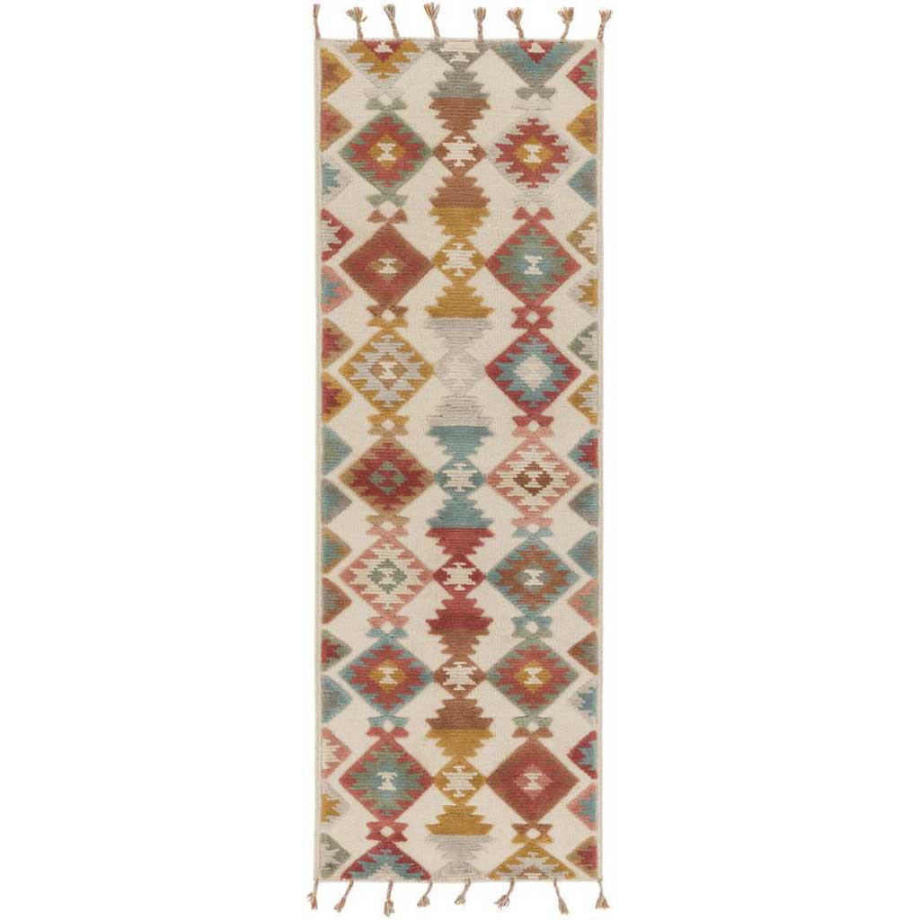 Tallo Rust/Cherry/Moss Runner Rug