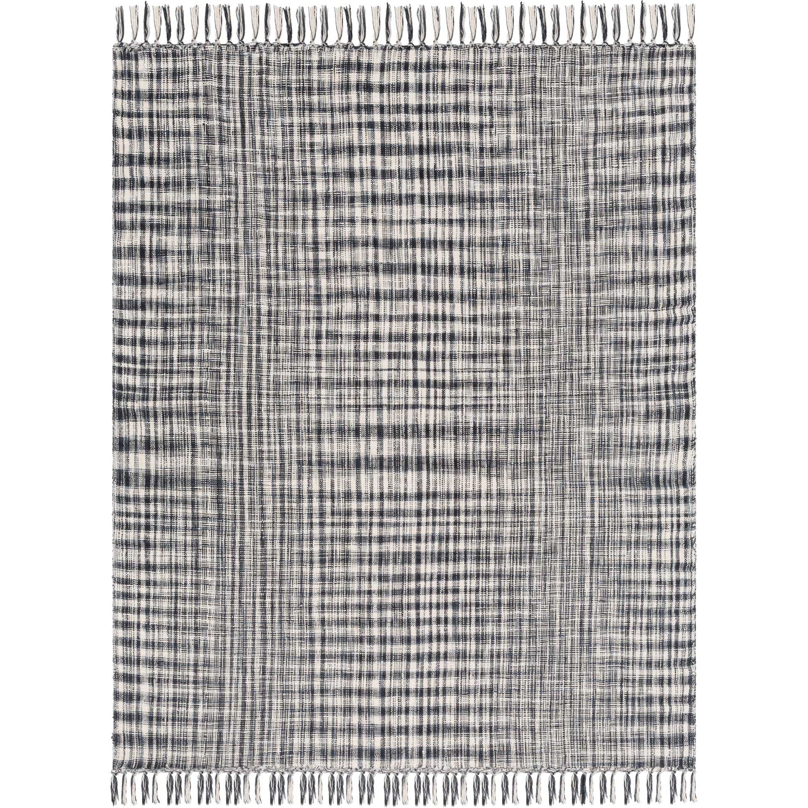 Tobias Throw Charcoal/Medium Gray/Cream