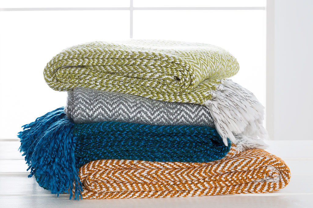 Trina Textural Gray Throw
