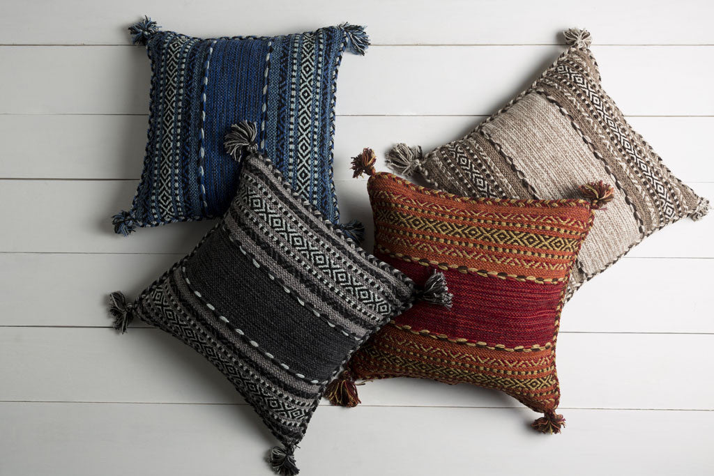 Trenza Charcoal Pillow