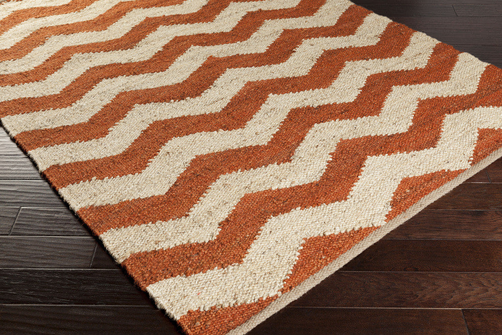 Wade Rust/Beige Area Rug