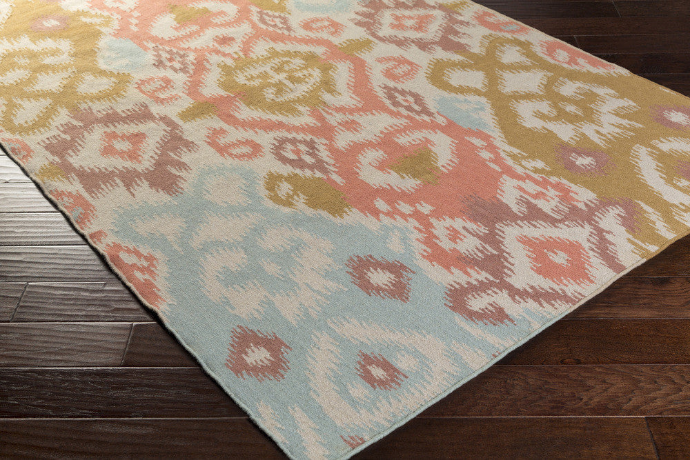 Wanderer Coral/Mocha/Slate Area Rug
