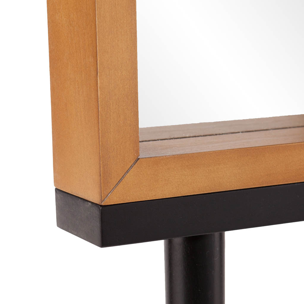 Sawa Leaning Mirror Weathered Gray