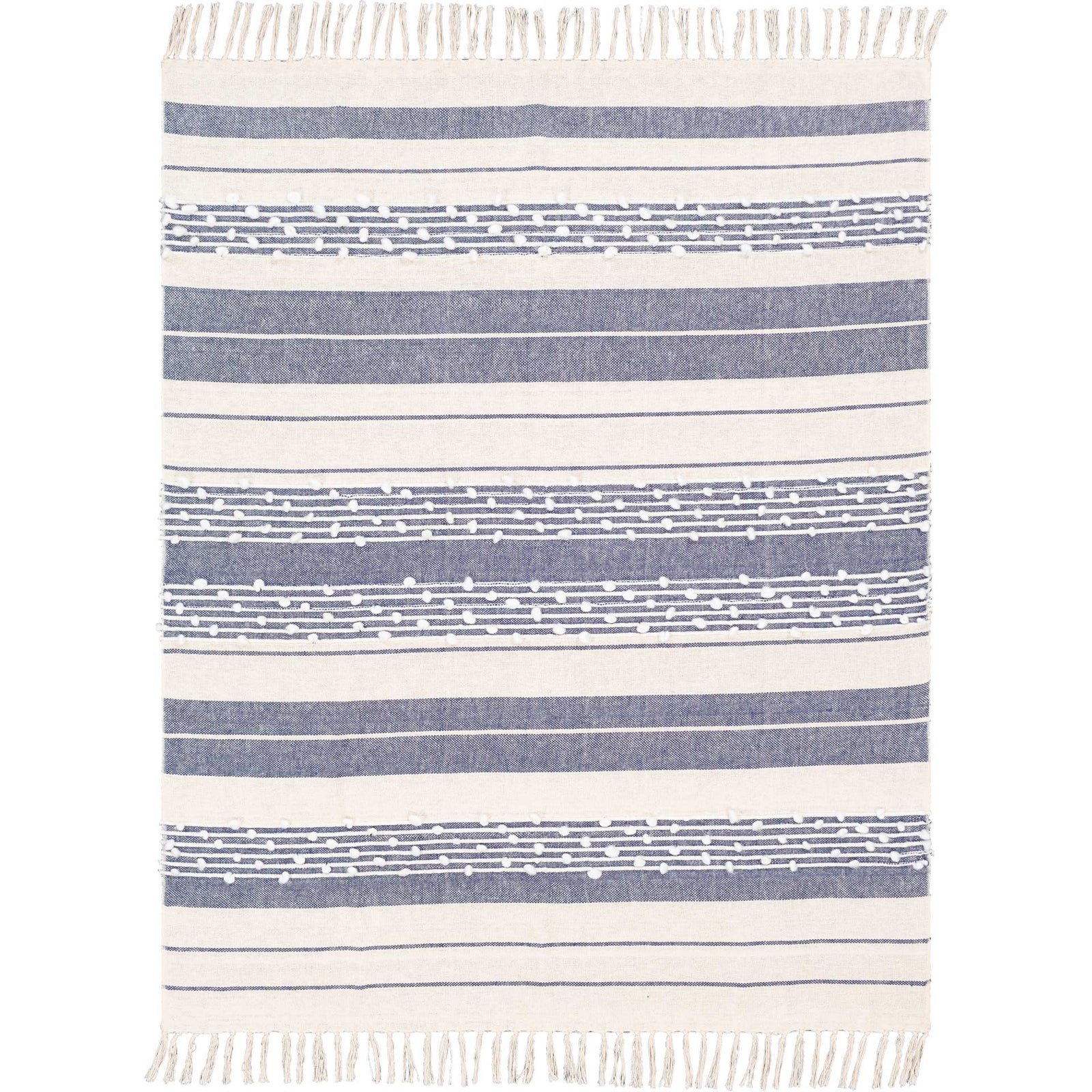 Yemariam Throw Navy/White/Cream