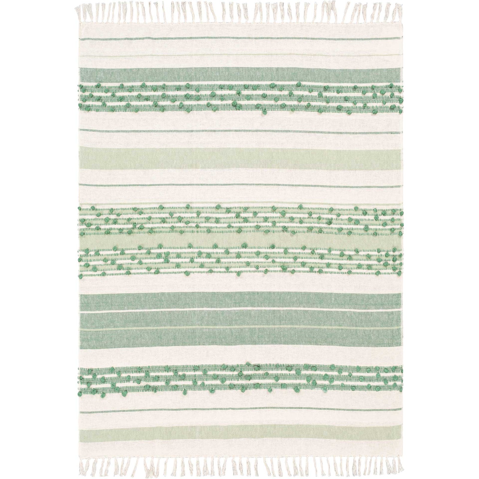 Yemariam Throw Mint/Emerald/Cream