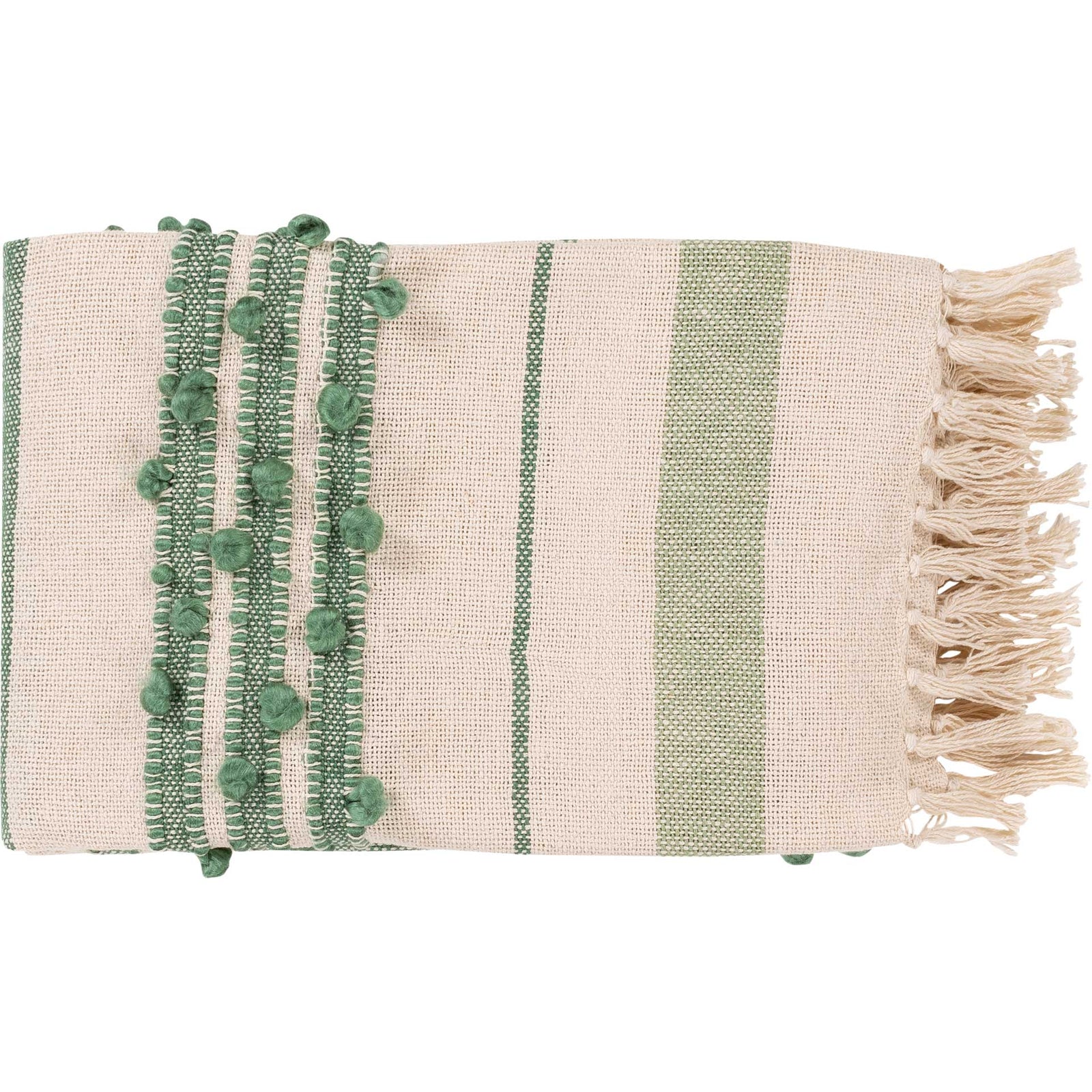 Yemariam Throw Mint/Emerald/Cream