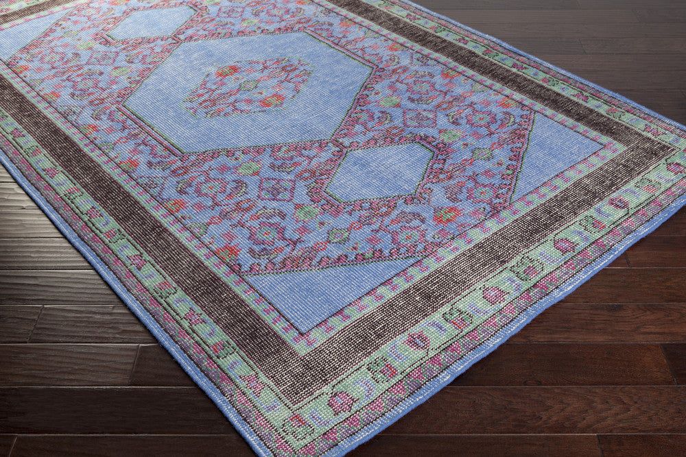 Zahra Cobalt/Teal Area Rug