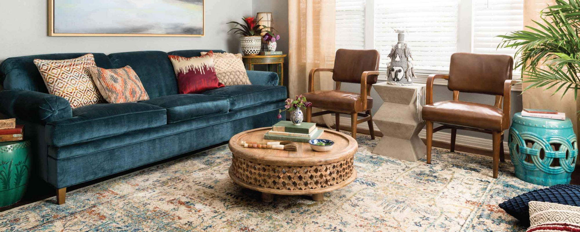 Bohemian Living Room Furniture