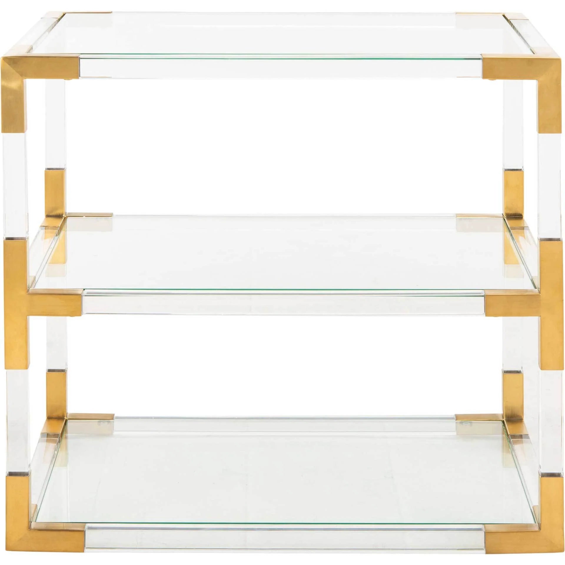 Clear End &amp; Side Tables