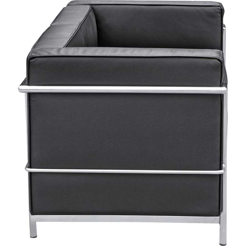 Cubis Petit Loveseat Black