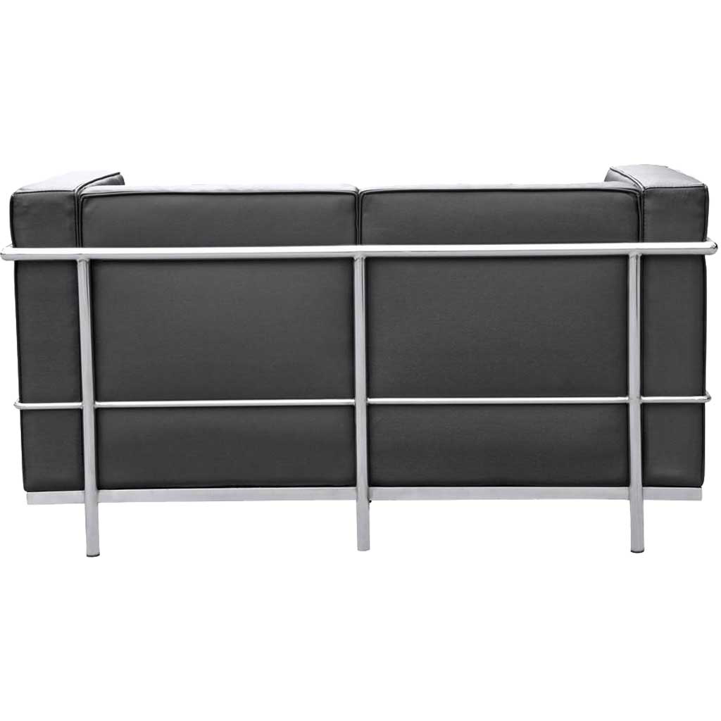 Cubis Petit Loveseat Black
