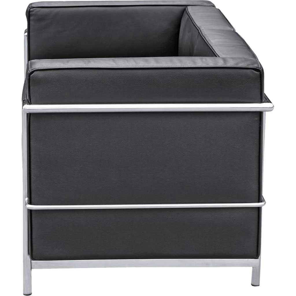 Cubis Petit Loveseat Black