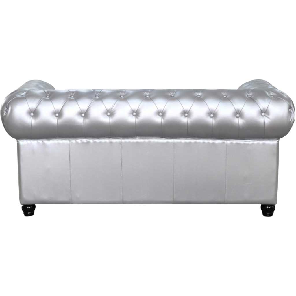 Chorus Loveseat Silver