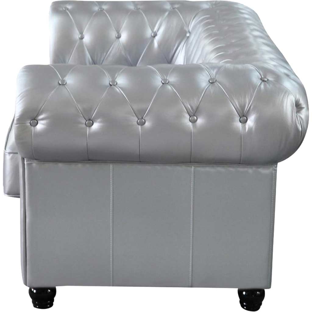 Chorus Loveseat Silver