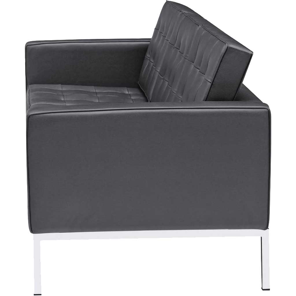 Belmont Sofa in Leather Black