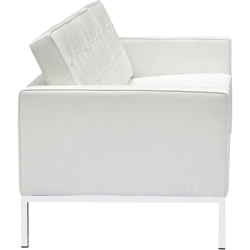 Belmont Sofa in Leather White