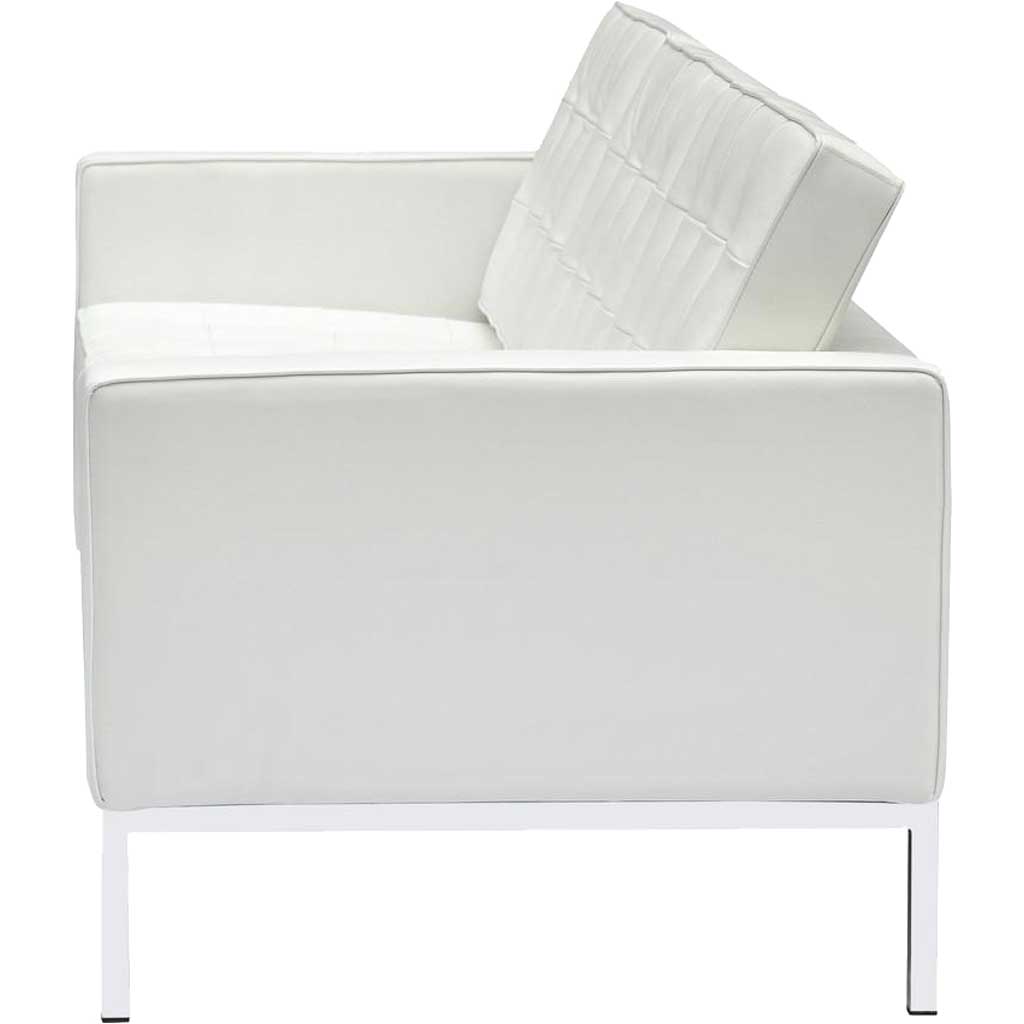 Belmont Sofa in Leather White