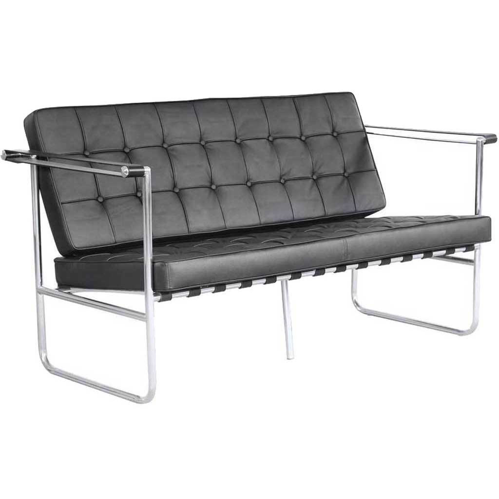 Catalan Loveseat Black