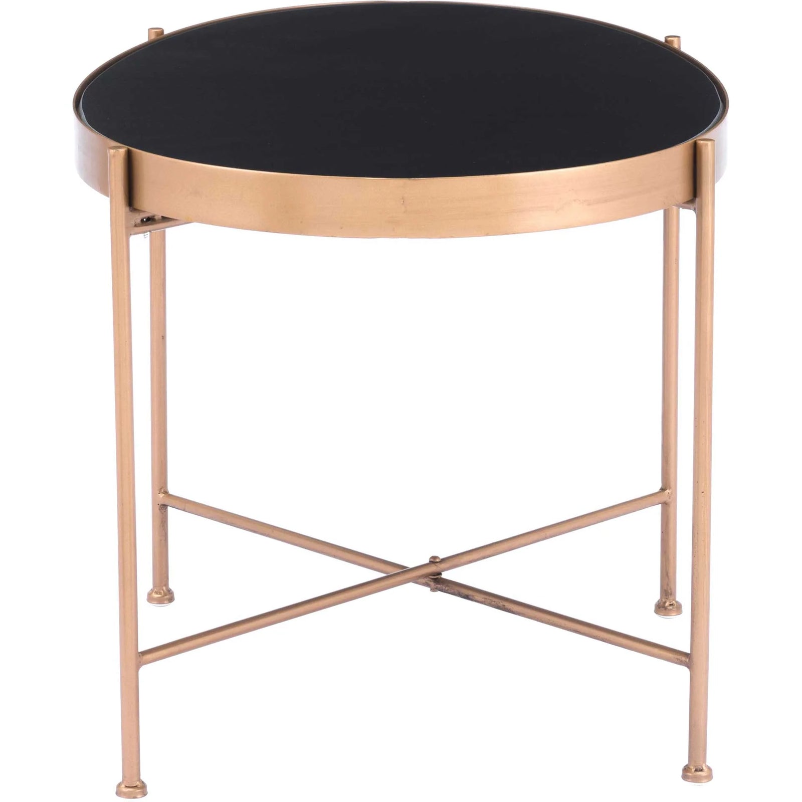 Gotta End Table Black/Gold