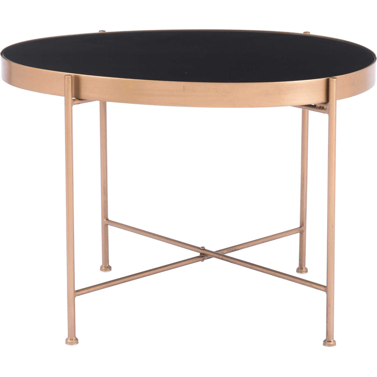 Gotta End Table Black/Gold