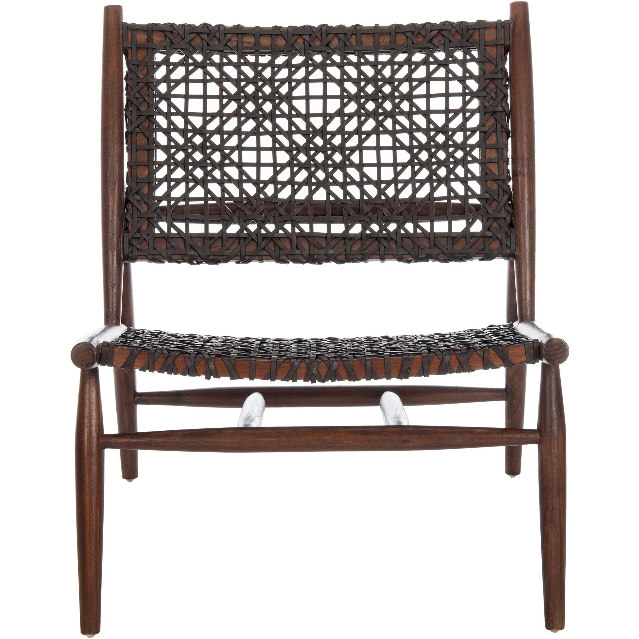 Baize Accent Chair Brown