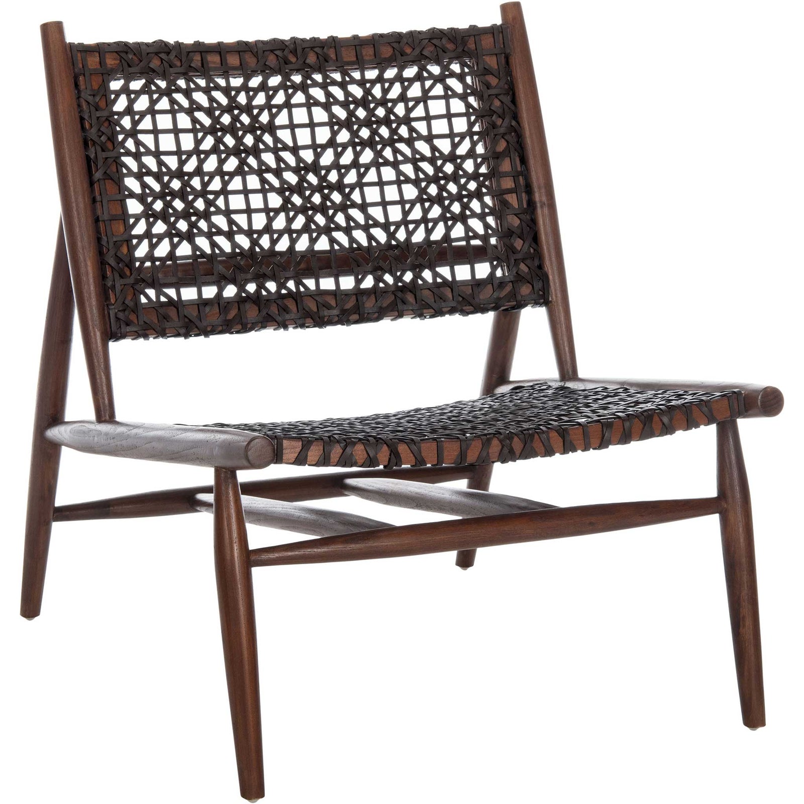 Baize Accent Chair Brown