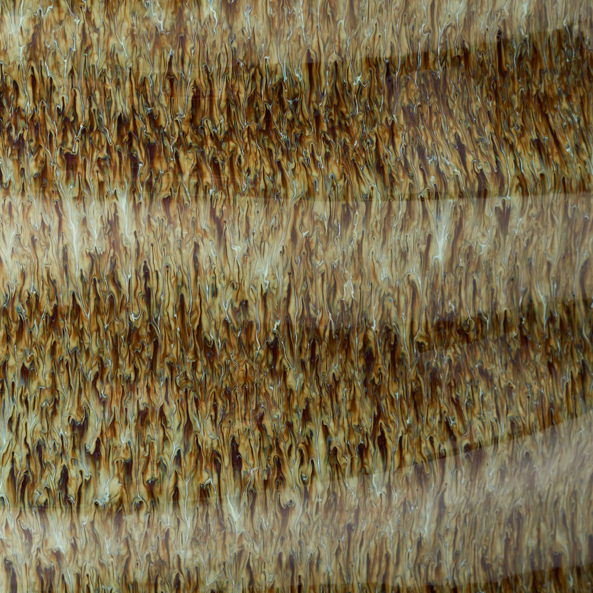 Earthy brown and cream flecks create a richly varied glazed ceramic finish. || ACS4575B || swatch_studio