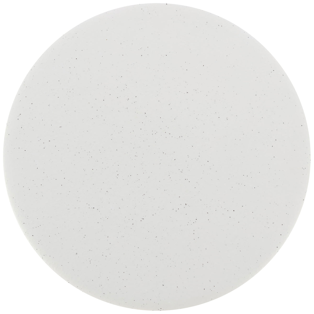 Fine dark speckles add character to the round white ceramic seat || ACS4593B || top_studio