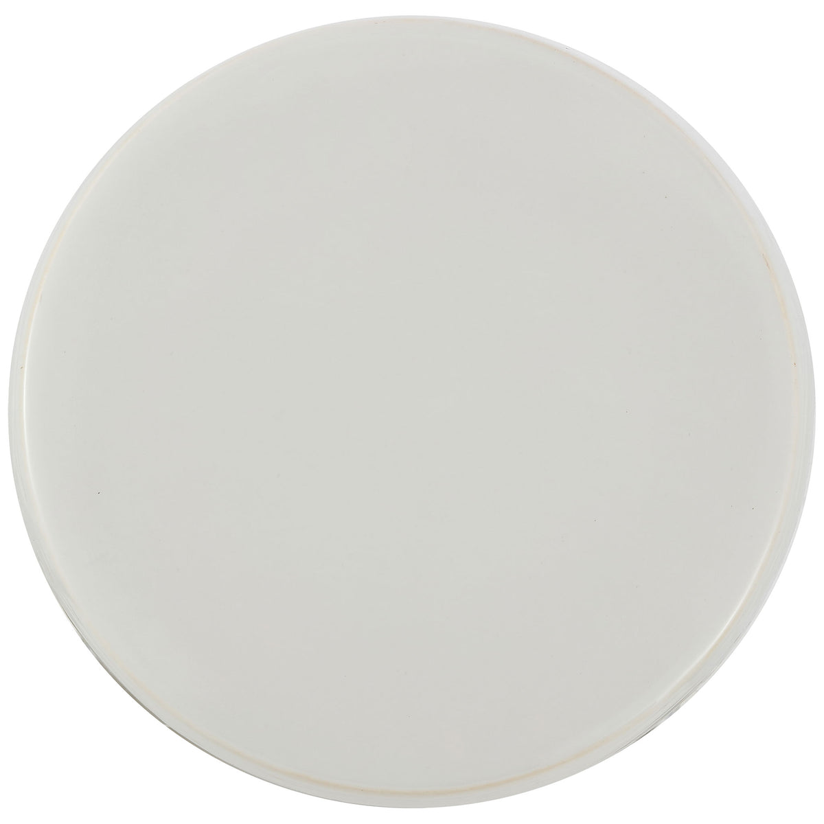 Smooth cream ceramic surface offers a handy spot for books or decor. || ACS4597A || top_studio