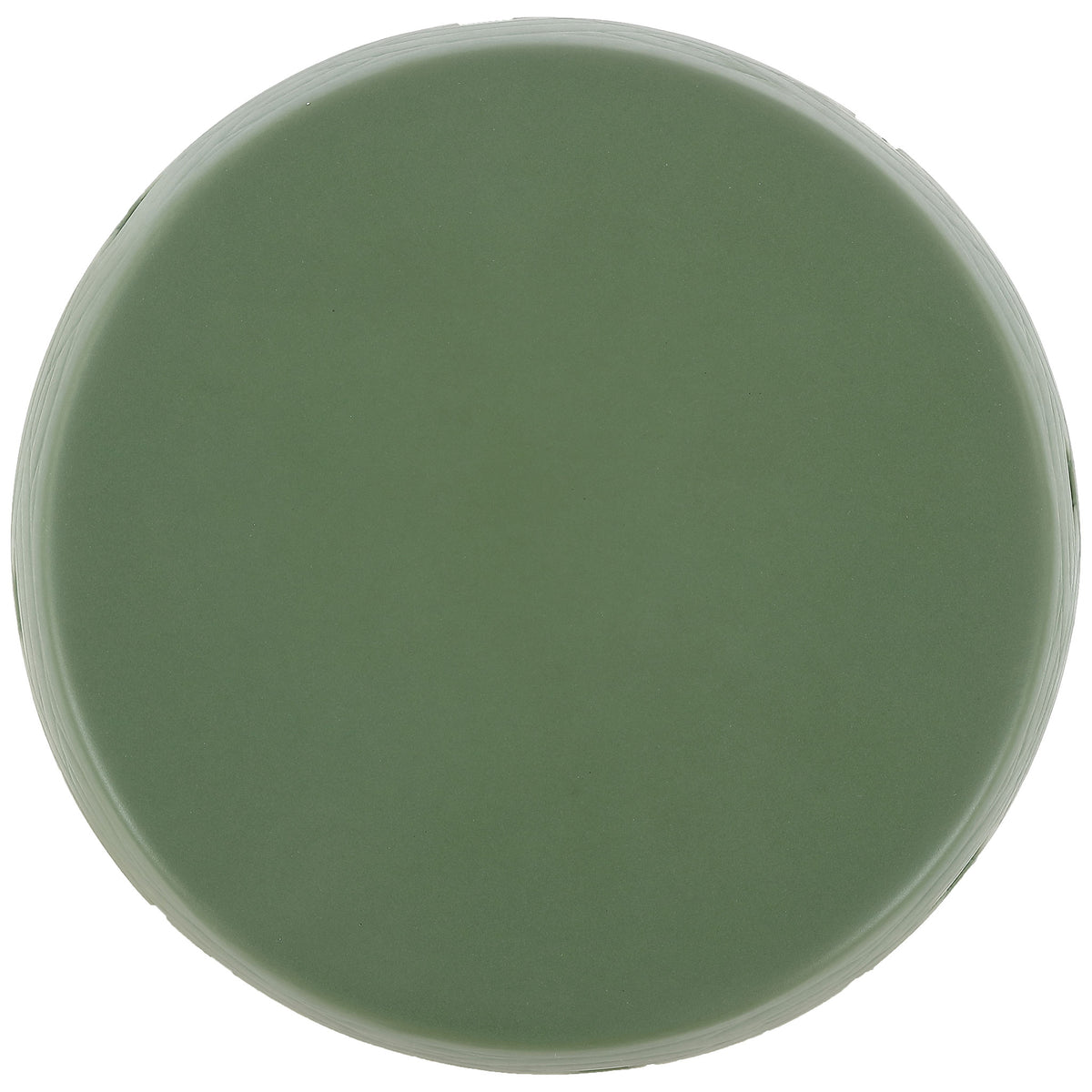 Smooth moss green ceramic seat provides space for a book, drink, or plant. || ACS4597B || top_studio
