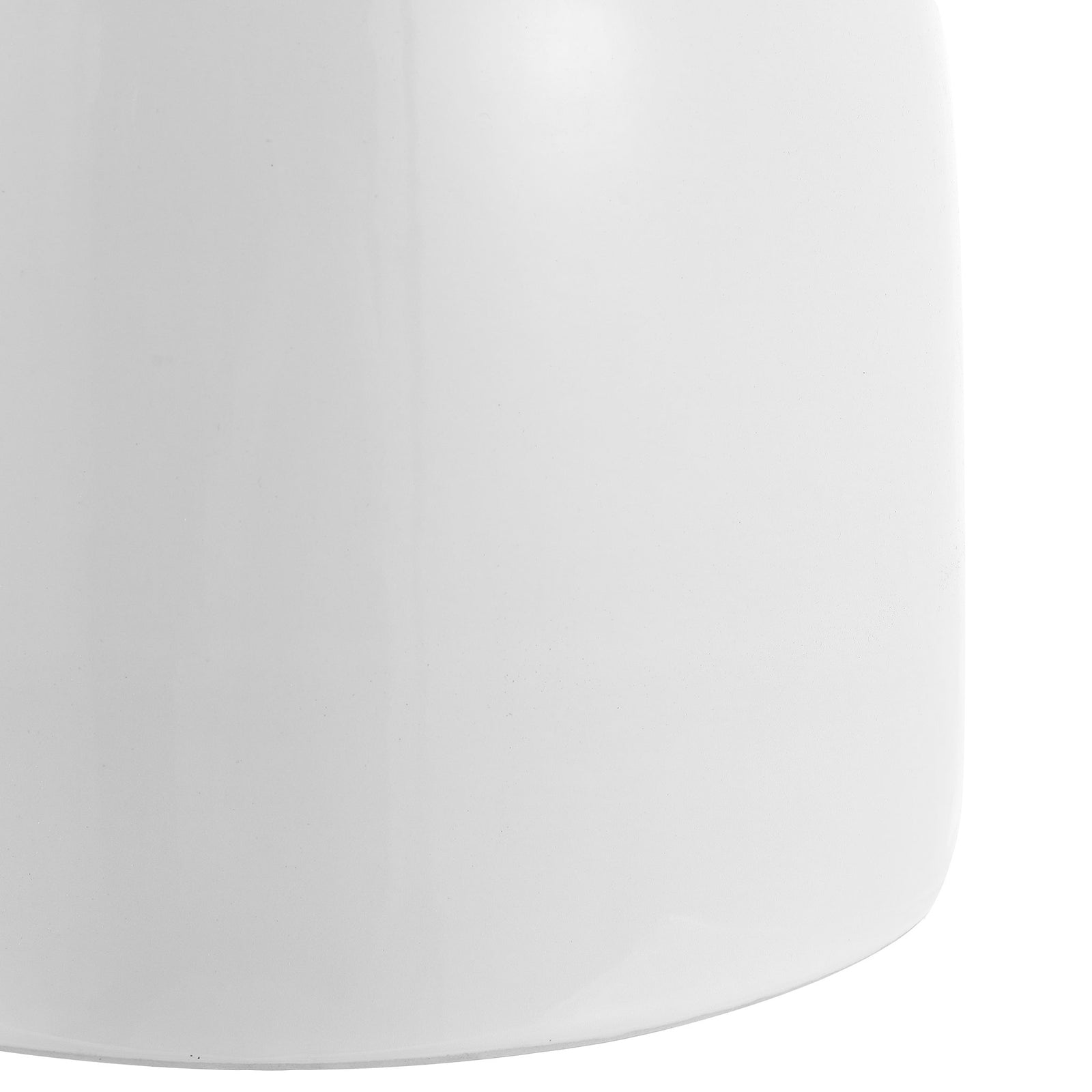 A softly tapered white ceramic pedestal forms a smooth, sturdy base. || ACS4598A || leg_studio