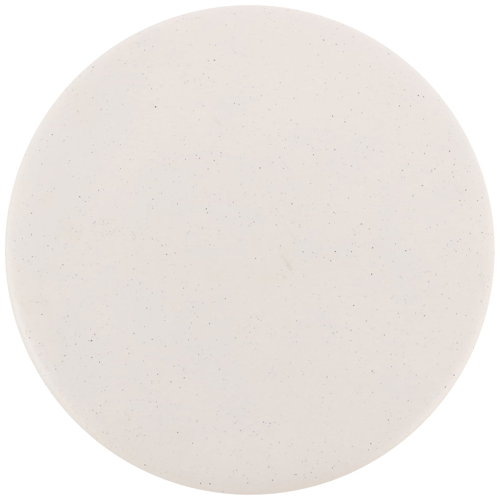 Circular cream top features fine speckles for a soft, understated finish || ACS4603B || top_studio