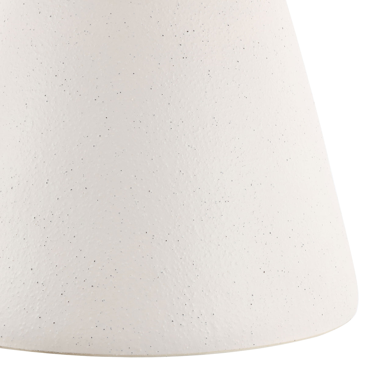 Subtly speckled cream pedestal flares toward the floor with smooth curves || ACS4603B || leg_studio