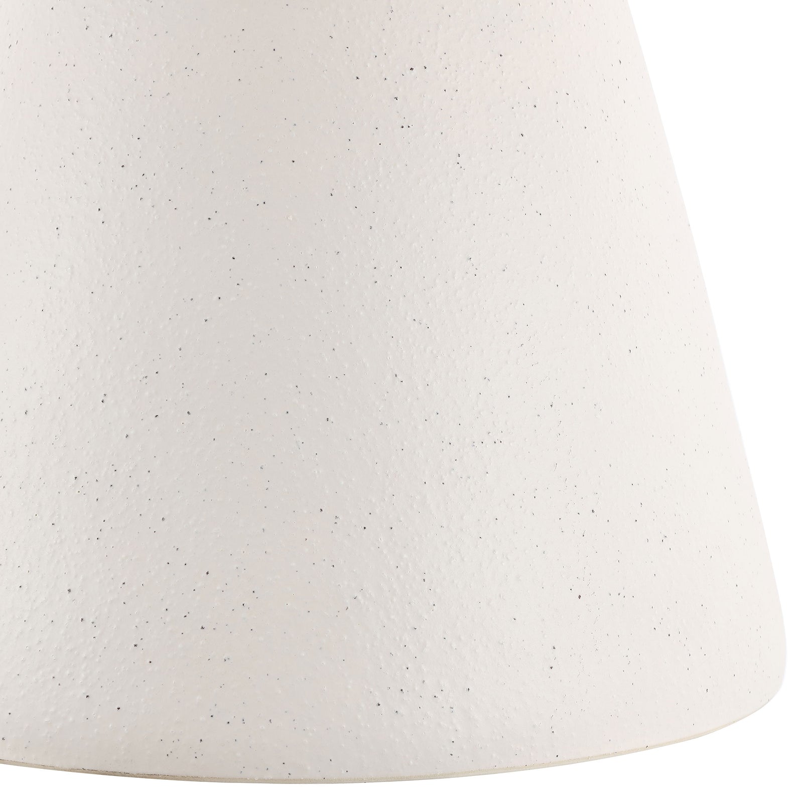 Subtly speckled cream pedestal flares toward the floor with smooth curves || ACS4603B || leg_studio