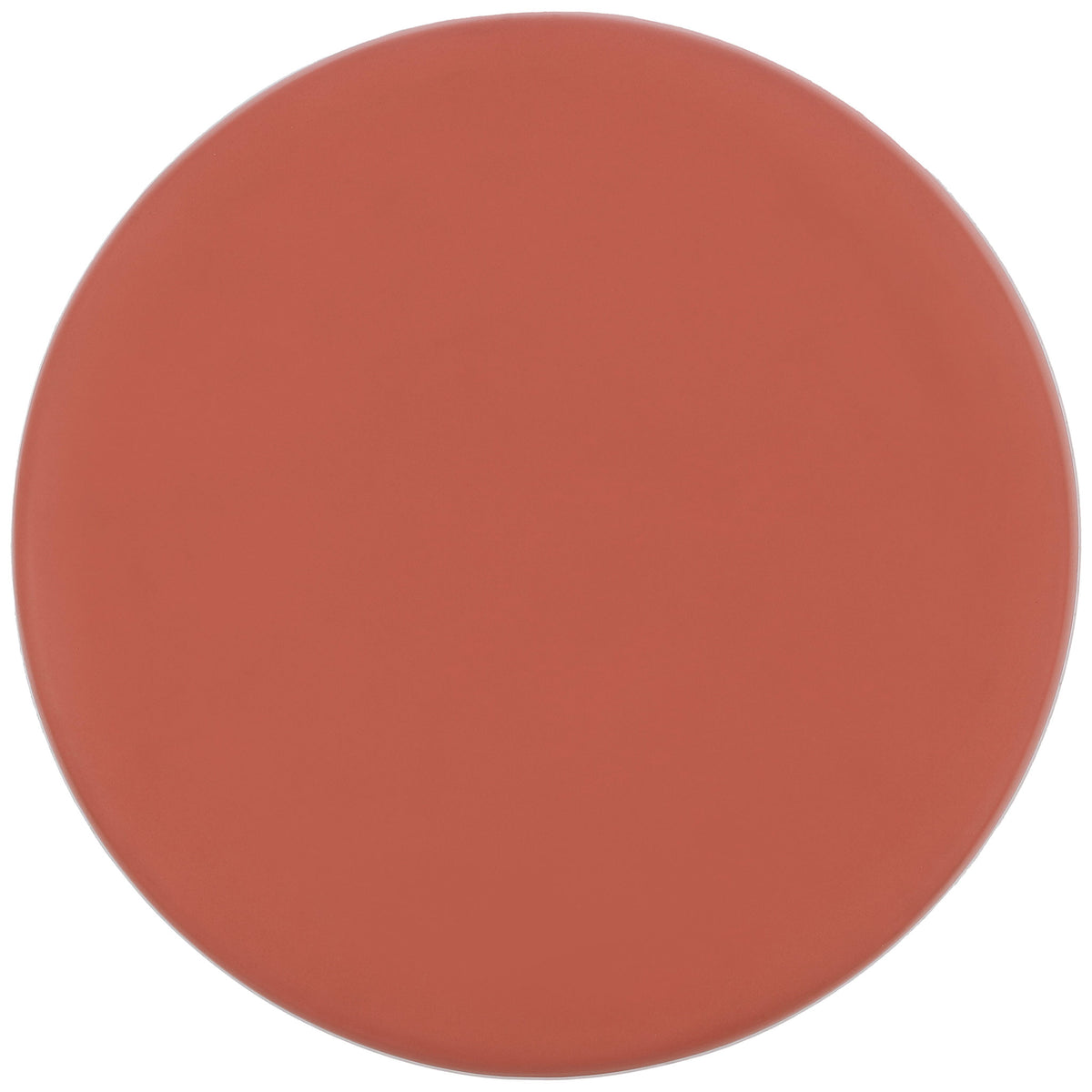 Broad circular terracotta surface offers a smooth place for a book or plant || ACS4603C || top_studio