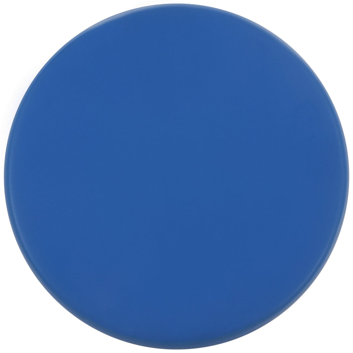 Smooth circular top brings vivid cobalt blue color to the ceramic garden stool || ACS4603D || top_studio