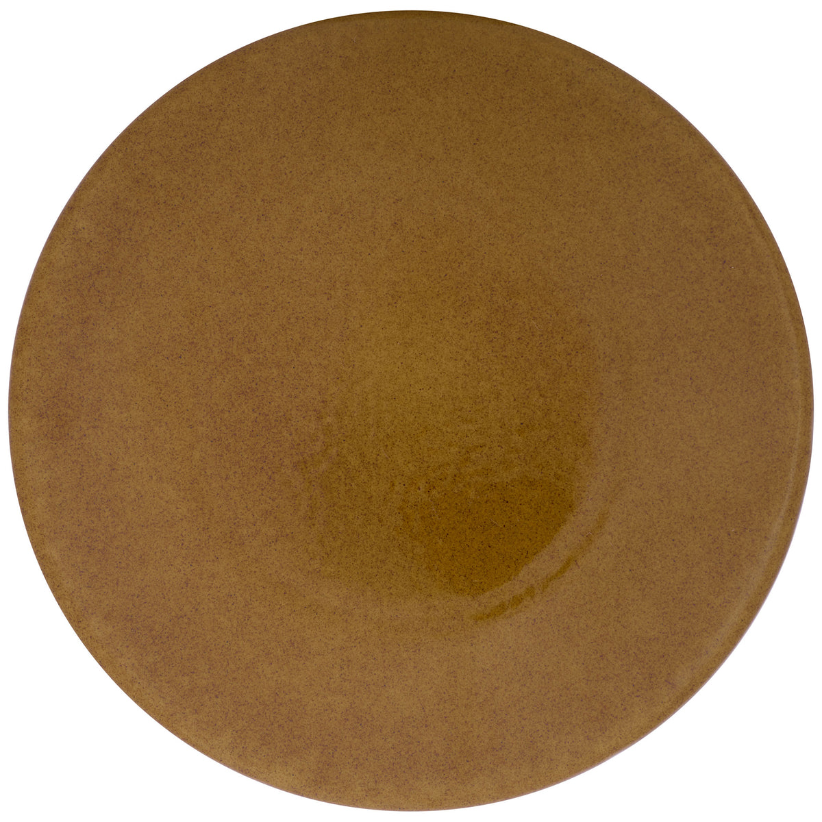 Round ceramic top has a subtly recessed center and a warm ginger finish || ACS4610A || top_studio