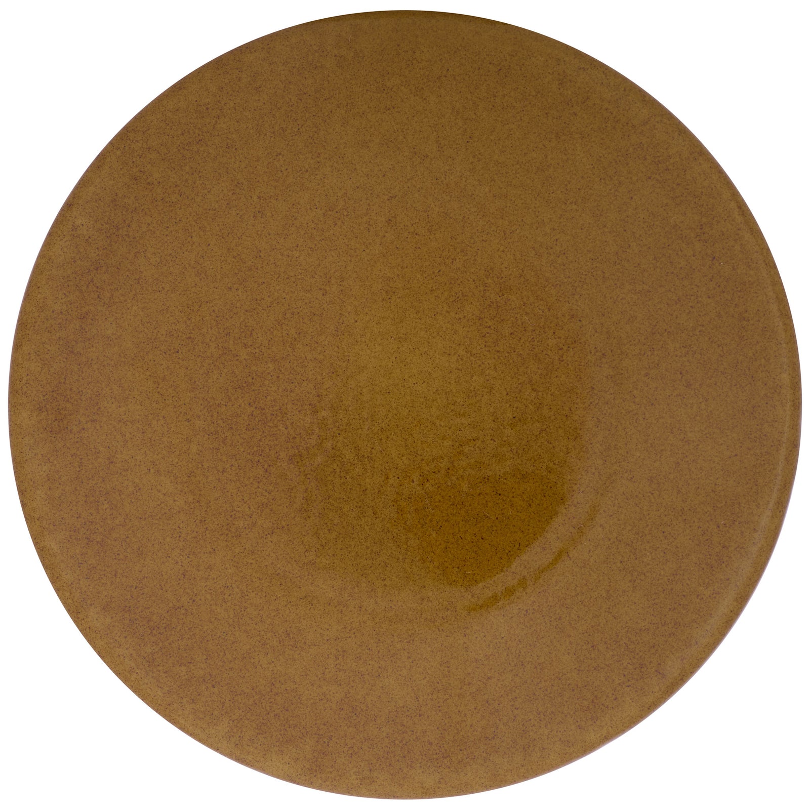 Round ceramic top has a subtly recessed center and a warm ginger finish || ACS4610A || top_studio