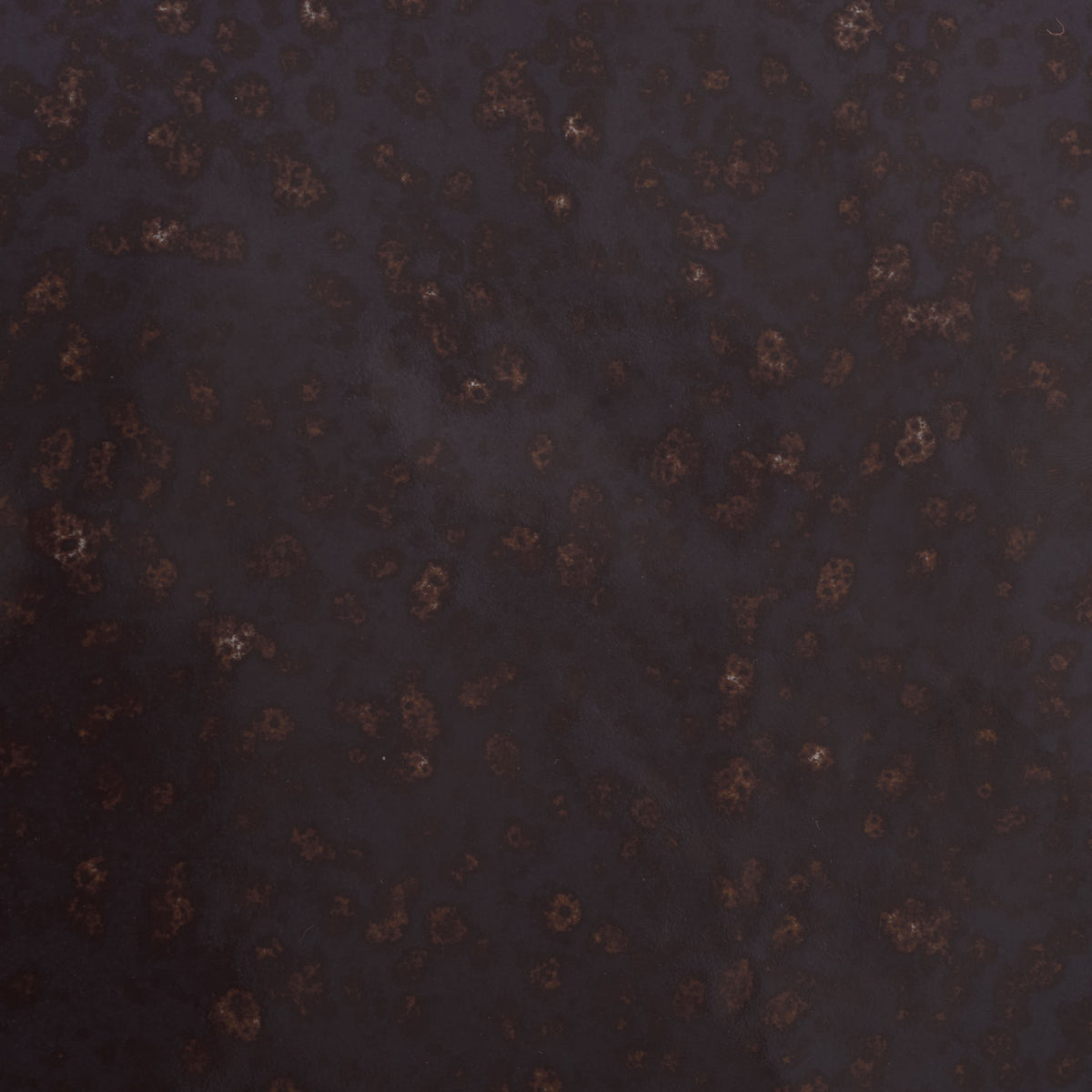 Brown ceramic glaze is dappled with subtle copper-toned speckles for organic depth. || ACS4612B || swatch_studio