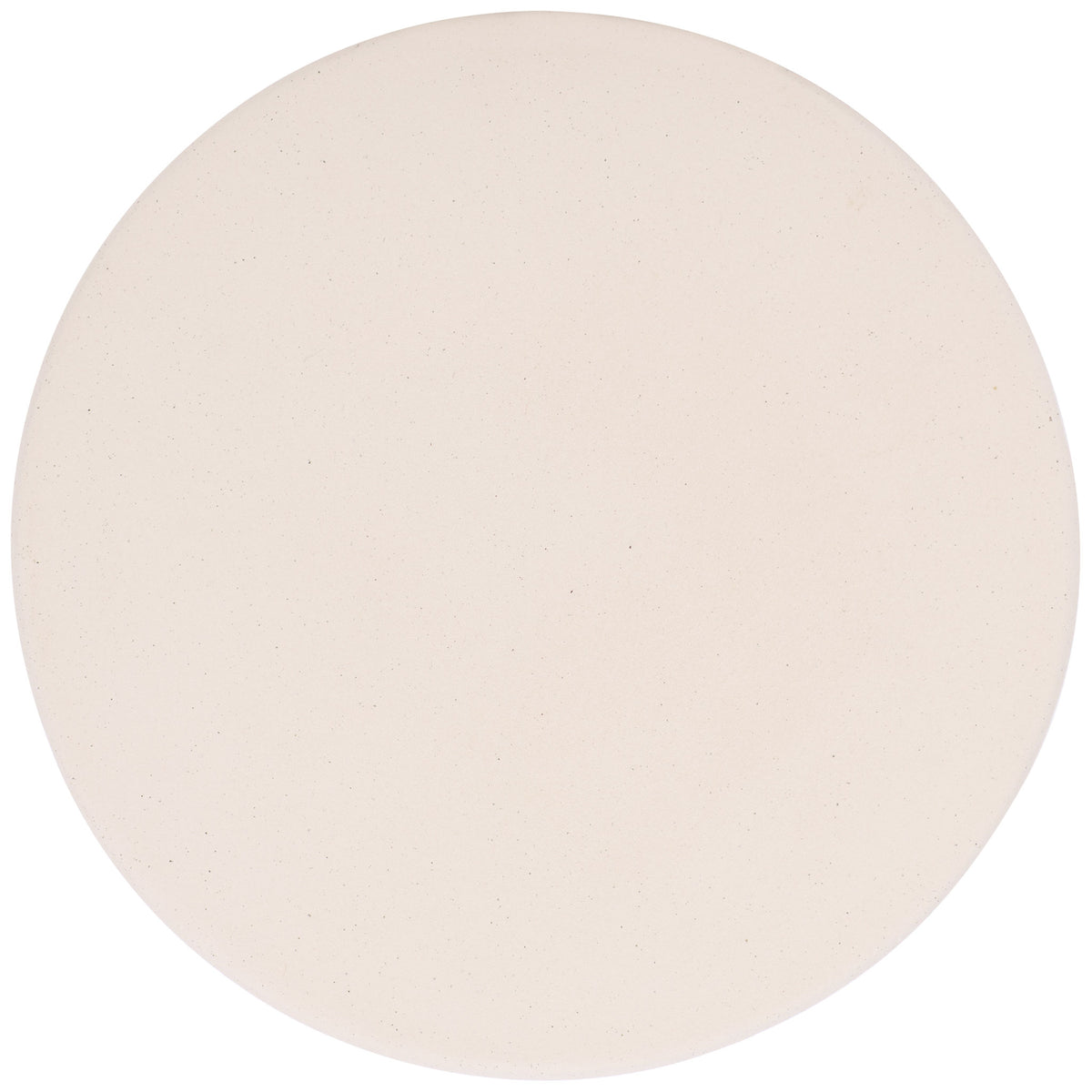 A smooth, round ceramic top offers a versatile surface in a soft light cream finish. || ACS4614A || top_studio