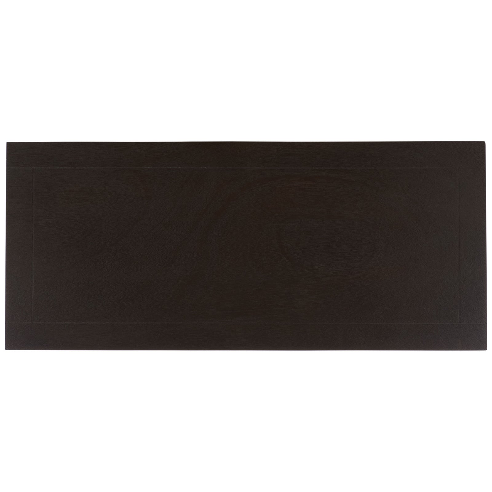 A broad dark brown top offers an inset border and subtle wood grain. || AMH5702H || top_studio