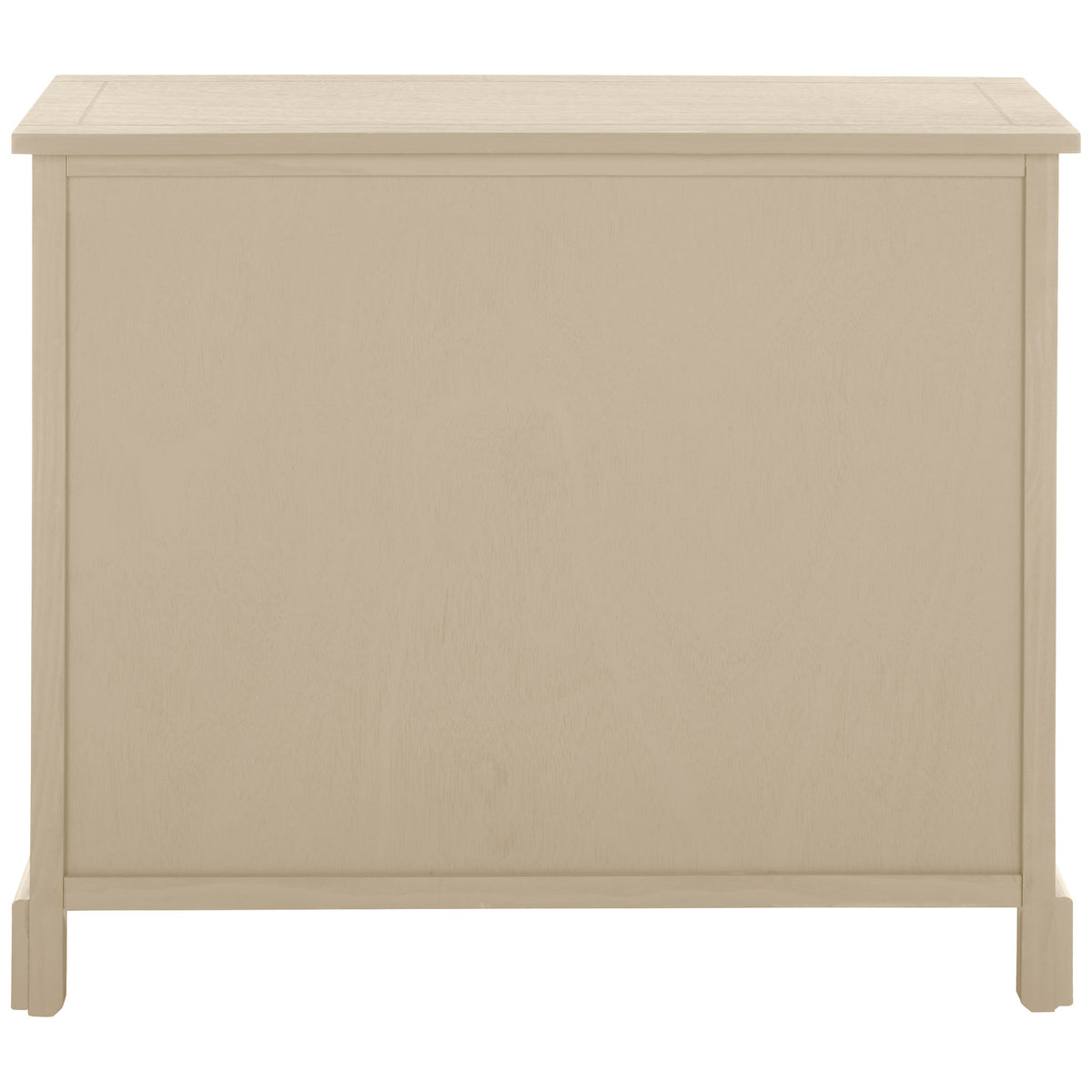 A sand-colored back panel gives the compact storage cabinet a tidy finish. || AMH5702J || back_studio